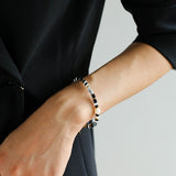 Gembea Jewelry Irregular Colored Natural Stone Bracelet