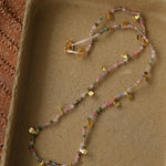 Bohemian-style Hand-woven Natural Stone Necklace Gembea Jewelry