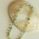 Sugar Cube Grape Stone Beaded Necklace Gembea Jewelry
