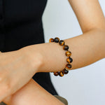 Tiger's Eye Beaded Bracelet-Gembea Jewelry