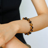 Tiger's Eye Beaded Bracelet-Gembea Jewelry