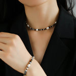 Gembea Jewelry Irregular Colored Natural Stone Necklace