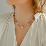 Amethyst Rice Pearl Necklace