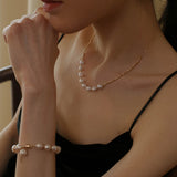 Smile Natural Shaped Pearl Necklace