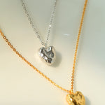 Irregular Heart Pendant Necklace-Gembea Jewelry