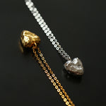 Irregular Heart Pendant Necklace-Gembea Jewelry