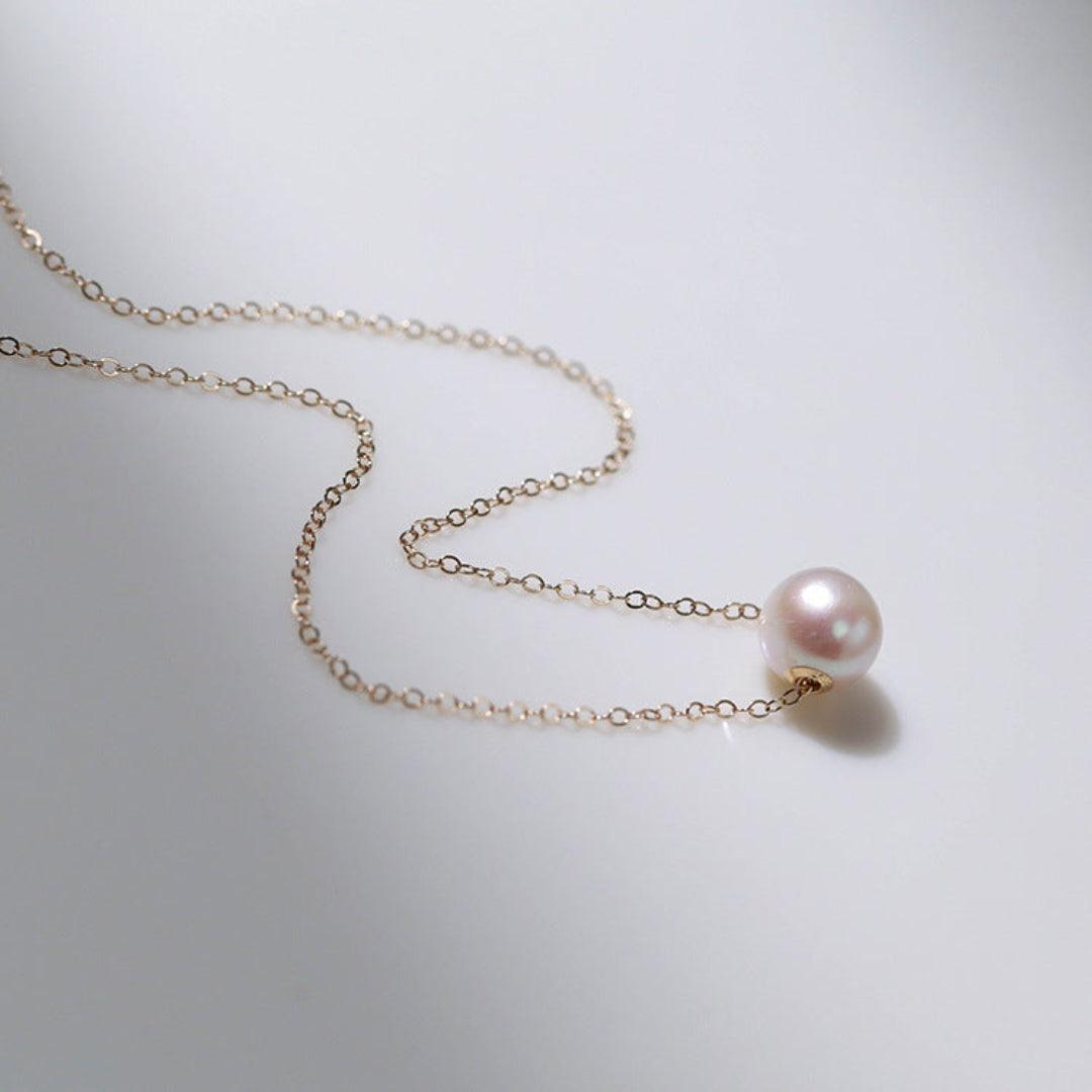 Love and the City C Model Chain Pearl Necklace - Gembea Jewelry