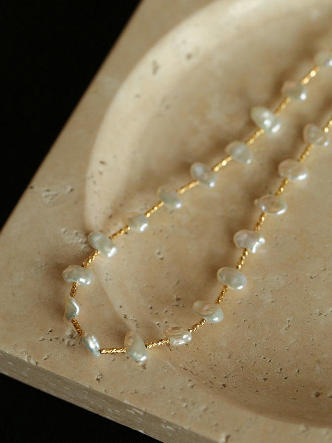 Starry Baroque Pearl Necklace - Gembea Jewelry