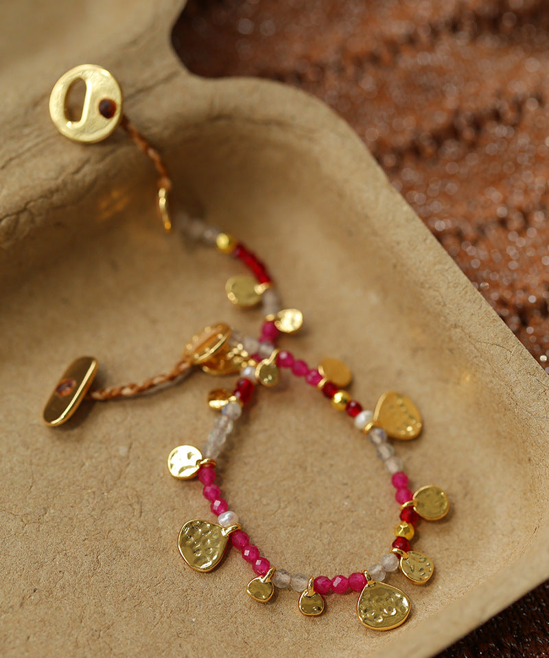 Bohemian-style Hand-woven Natural Stone Bracelet Gembea Jewelry