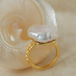 Petals Baroque Pearl Ring