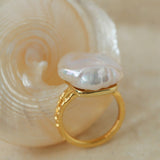 Petals Baroque Pearl Ring