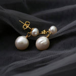 Petite Pearl Drop Studs Earrings