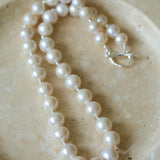 Round Baroque Pearl Beaded Necklace