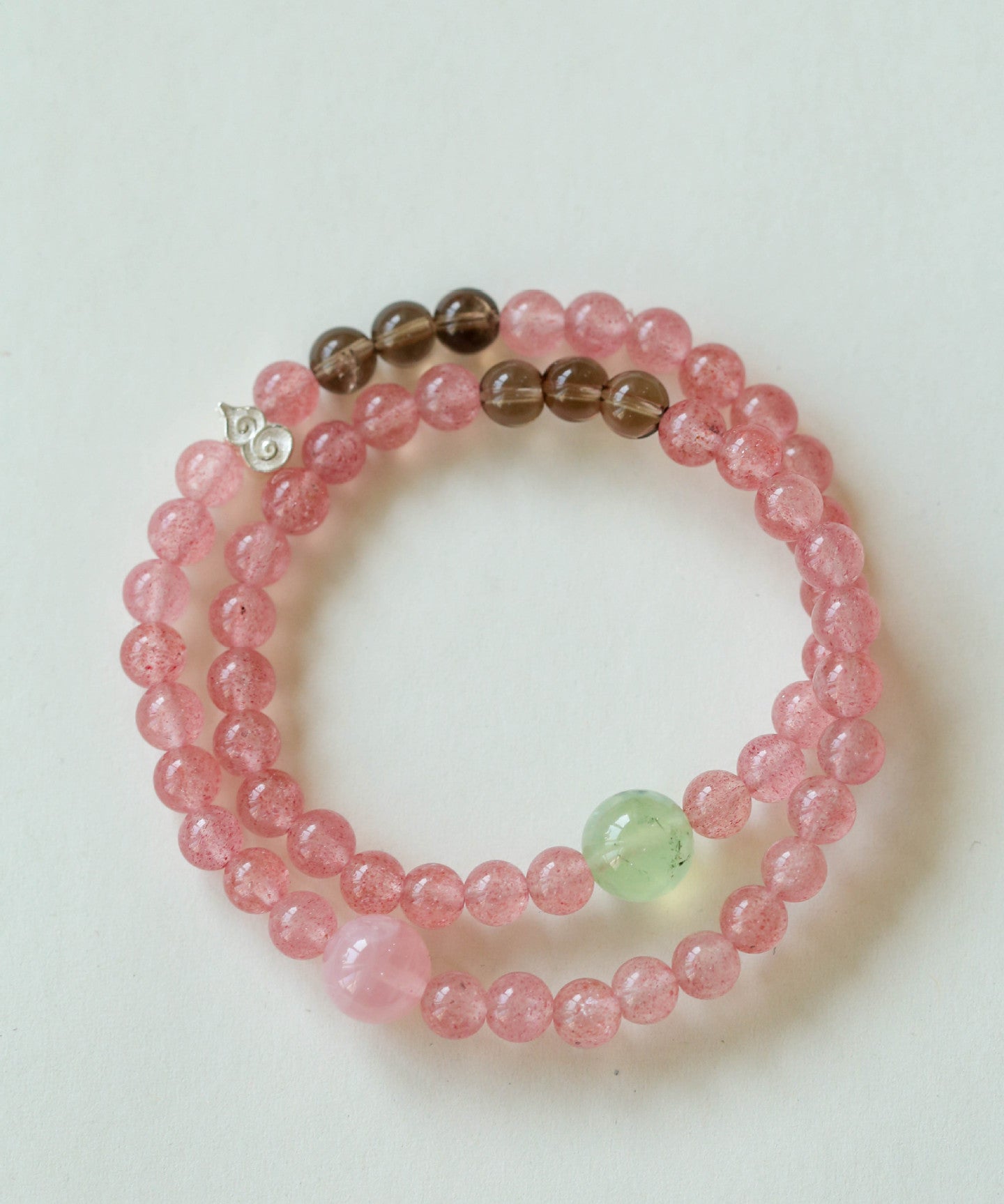 Summer Strawberry Crystal Grape Stone Bracelet Gembea Jewelry