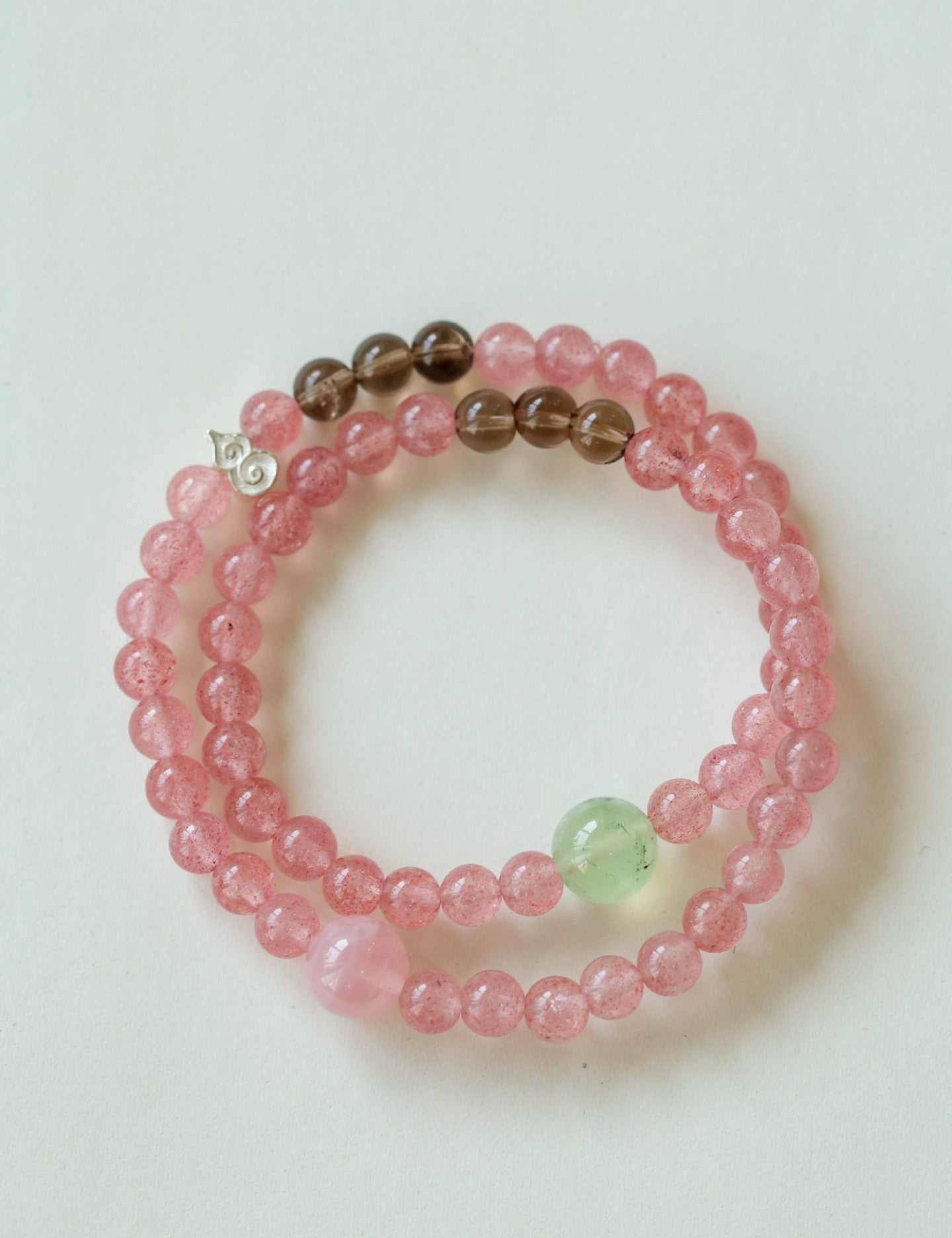 Summer Strawberry Crystal Grape Stone Bracelet Gembea Jewelry
