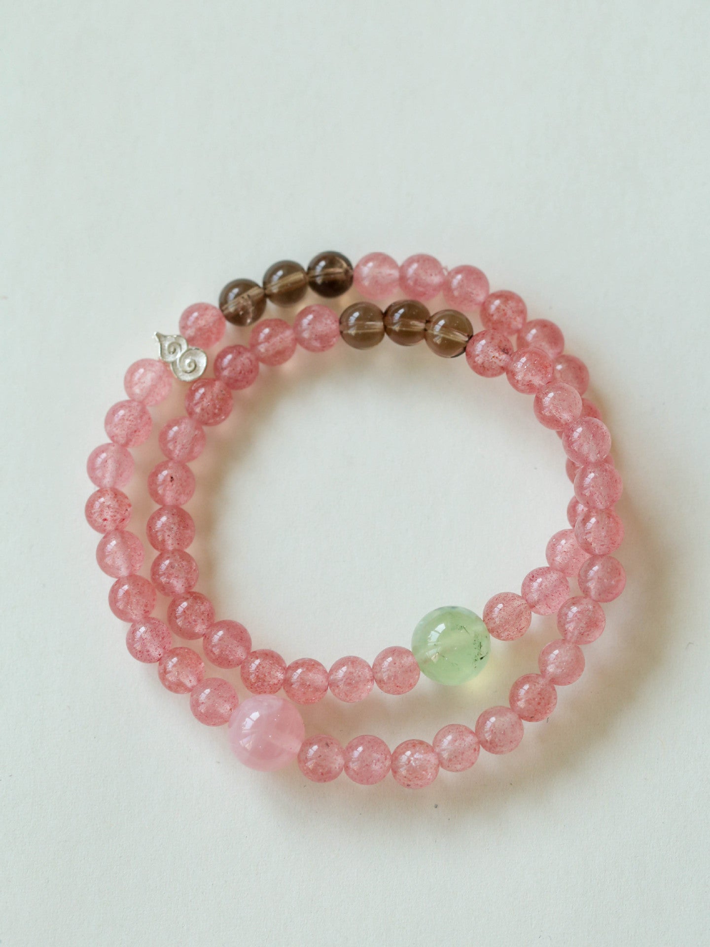 Summer Strawberry Crystal Grape Stone Bracelet Gembea Jewelry