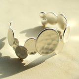 Round Spoon Burnt White Bangle Bracelet