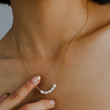 Simple Smile Freshwater Pearl Necklace