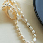 Baroque Rice Pearl Beaded Necklace