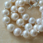 Round Baroque Pearl Beaded Necklace