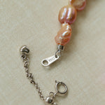 Purple-pink Irregular-shaped Pearl Necklace Gembea Jewelry