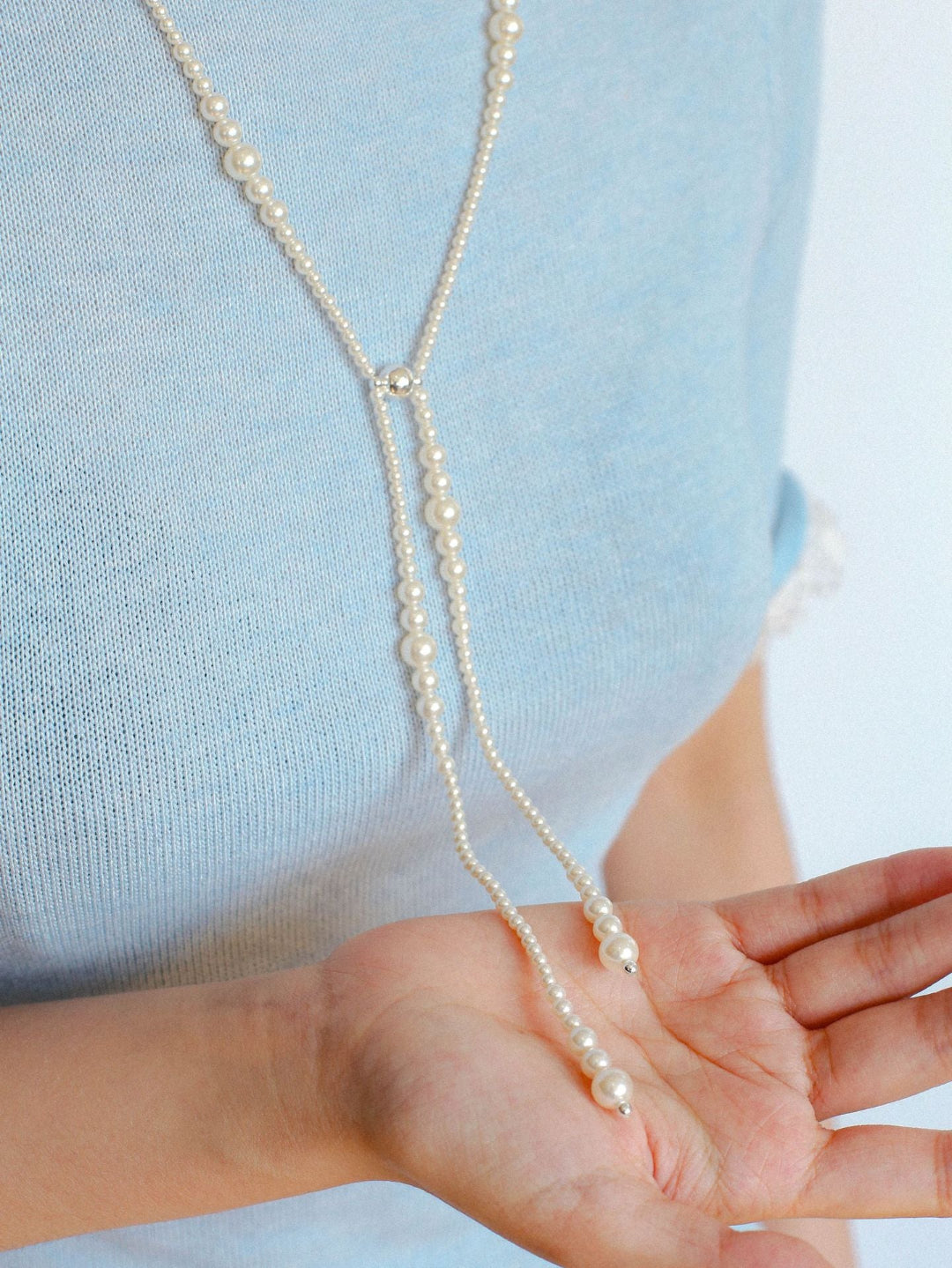 Spring Heartbeat Series Long Pearl Necklace