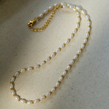 Gembea Jewelry Golden Bean Pearl Beaded Necklace