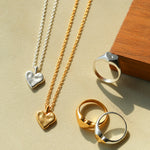 Luna Luxe Series Heart Chain Necklace