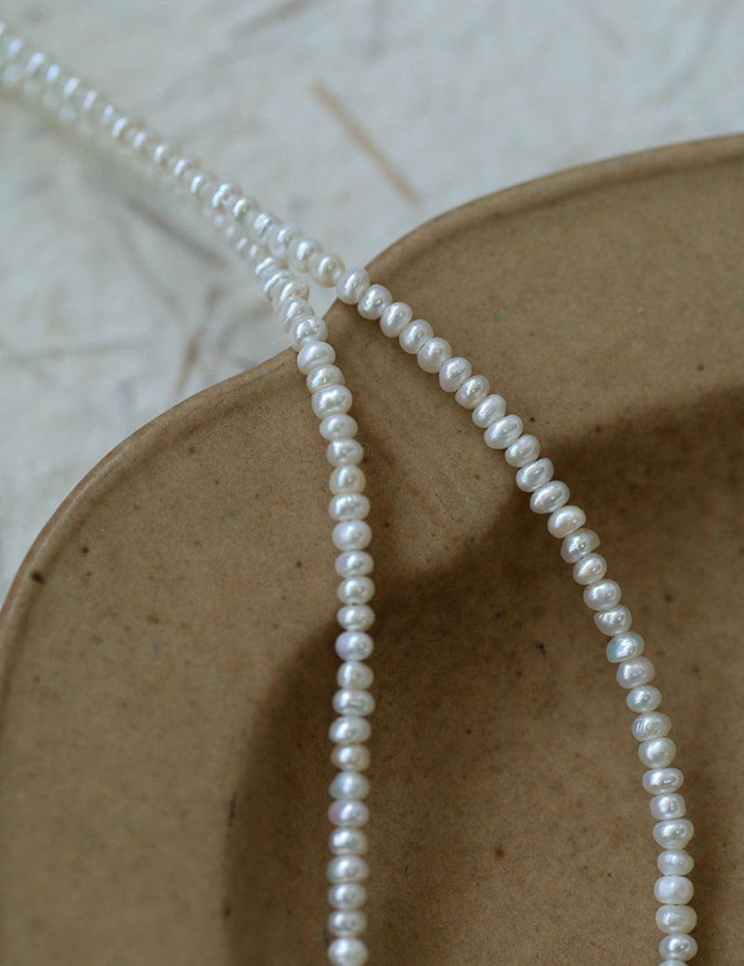 Simple Mini Pearl Beaded Necklace - Gembea Jewelry