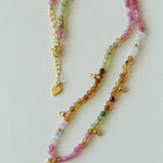 Gembea Jewelry Heart-shaped Colored Tourmaline Necklace
