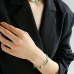 Gembea Jewelry Irregular Colored Natural Stone Bracelet