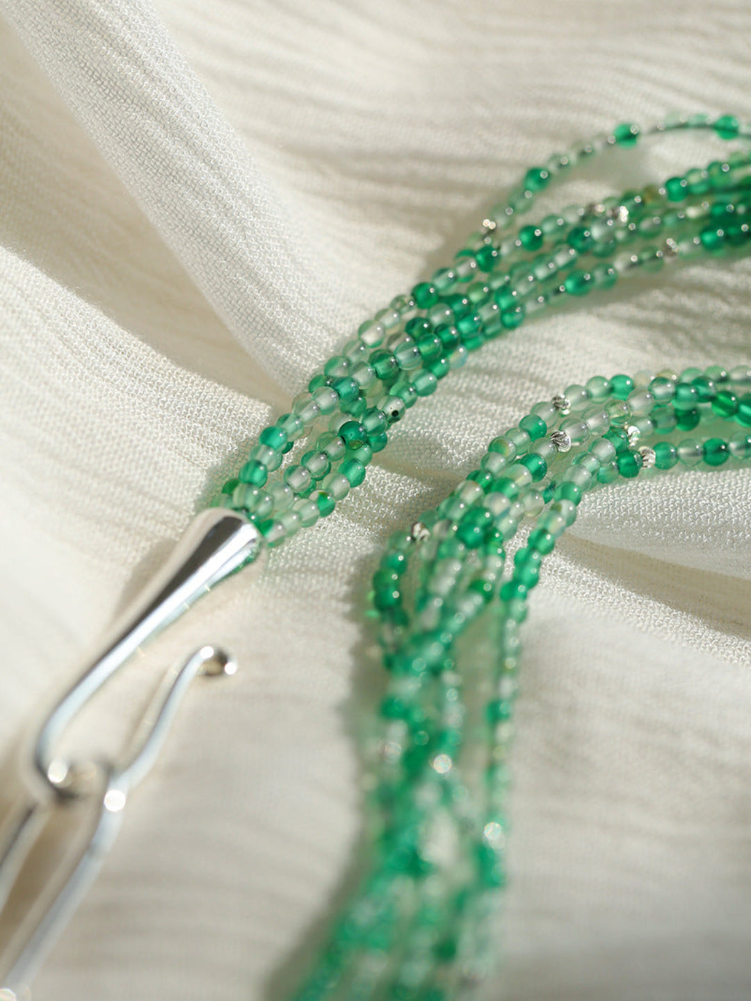 Gembea Jewelry Mini Green Agate Necklace