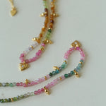 Gembea Jewelry Heart-shaped Colored Tourmaline Necklace