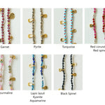 Bohemian-style Hand-woven Natural Stone Necklace
