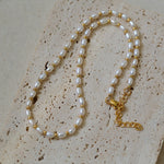 Gembea Jewelry Golden Bean Pearl Beaded Necklace