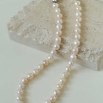 Wrinkled Baroque pearl Beaded Necklace