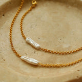 Pipa Baroque Pearl Necklace