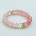 Summer Strawberry Crystal Grape Stone Bracelet Gembea Jewelry
