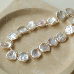 Natural Baroque Petal Pearl Necklace