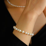 Simple OT Buckle Pearl Bracelet