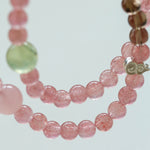 Summer Strawberry Crystal Grape Stone Bracelet Gembea Jewelry