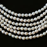 Wrinkled Baroque pearl Beaded Necklace