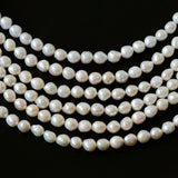 Wrinkled Baroque pearl Beaded Necklace