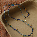 Bohemian-style Hand-woven Natural Stone Necklace