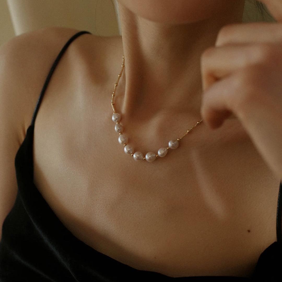 Love and the City Series Pearl Necklace - Gembea Jewelry