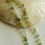 Sugar Cube Grape Stone Beaded Necklace Gembea Jewelry