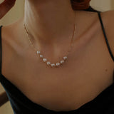 Smile Natural Shaped Pearl Necklace