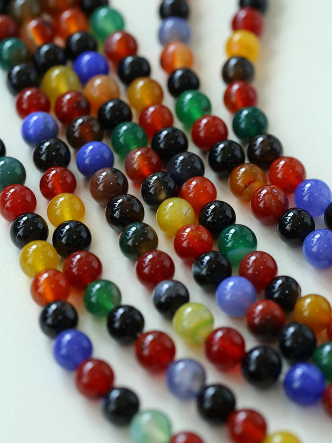 Spring Heartbeat Colored Stone Beaded Necklace - Gembea Jewelry