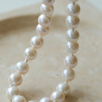 Round Baroque Pearl Beaded Necklace