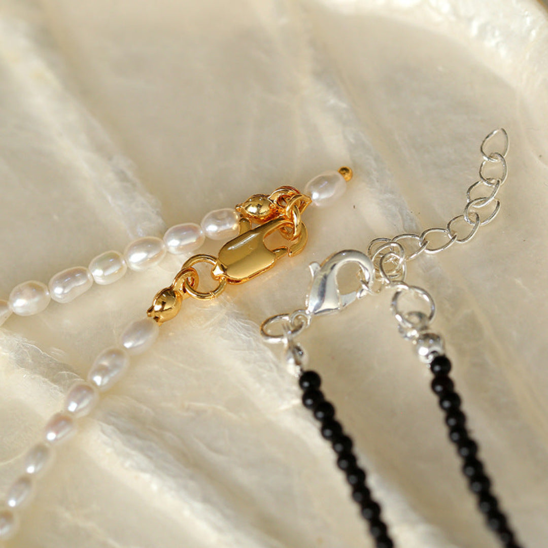 Simple Rice Pearl Necklace